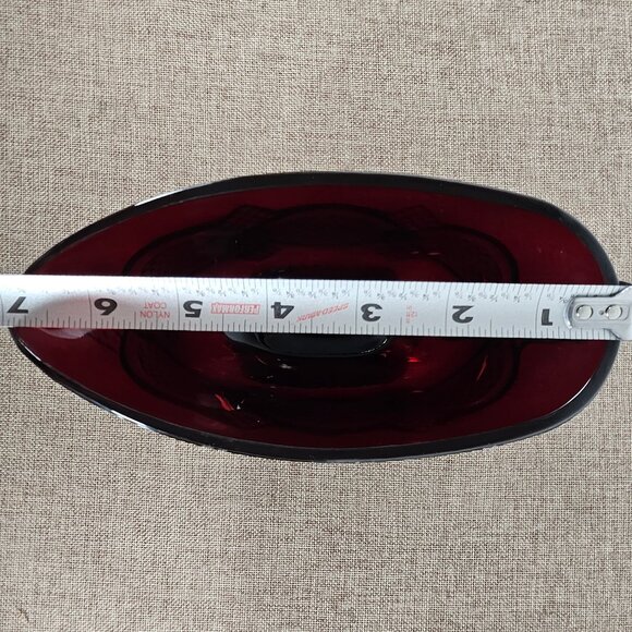 Avon Cape Cod 1876 Collection Ruby Red Gravy Boat. Soft Boat - Picture 9 of 11